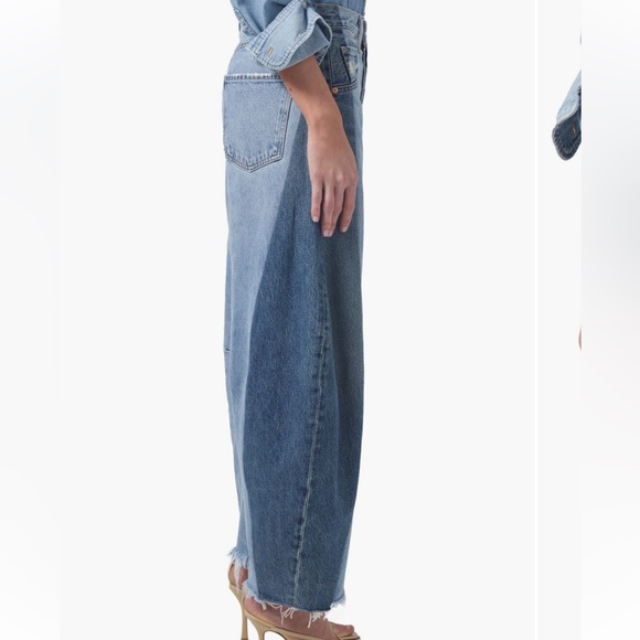 Citizens of Humanity pieced horseshoe raw hem jeans - Picture 3 of 3